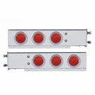 United Pacific 61748 Deluxe Ss Spring Loaded Rear Light Bar With 3.75" Bolt Patt. Fixed Price $468.74.