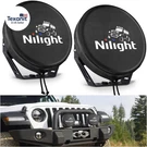 9INCH Round Offroad Driving Pod Light Cover, 9.25 Diameter Black Leather Pr. Fixed Price $37.93.