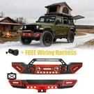Rear /front Bumper Compatible With 2018-2025 Jeep Wrangler Jlu W/ Led Lights. Fixed Price $349.95.
