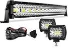 Dakride Led Light Bar 32 Inch 585W Triple Row 58500LM Flood Spot Combo Beam L.... Fixed Price $151.33.