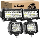 Nilight 4INCH Triple Row Led Pods 60W Flood Spot Combo 2PCS 6.5. Fixed Price $40.99.
