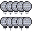 Led Work Lights For Truck Muvkqc 10PCS X42W 4.5" Round Light, White. Fixed Price $82.17.