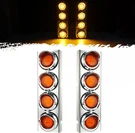 Trailer Truck Front Air Cleaner Bar Bracket Lights 2" Inch 36-2538 Leds. Fixed Price $143.99.