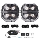 Led Cube Lights With Rgb Background Drl For Atv Utv Marine Offroad 4X4 White. Fixed Price $140.84.