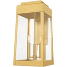 Livex Lighting 20858-12 Oslo 3 Inch Satin Brass Outdoor Wall Lantern. Fixed Price $735.97.