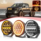 7/9 Inch Round Led Driving Off Road Spotlights Foglight Halo Drl 4X4. Fixed Price $86.99.