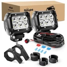 Nilight ZH059 2PCS 4 Inch 18W Spot Led Mounting Bracket Horizontal Bar .... Fixed Price $60.04.