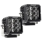 Rigid 322413 D-xl Pro Hyperspot White Square Led Lights Pair Kit Black Aluminum. Fixed Price $659.99.