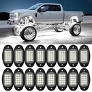 Mictuning 16PODS Pure White Led Rock Lights Car Truck Suv Underglow Lamp Offroad. Fixed Price $53.90.