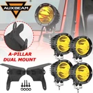 Auxbeam 4" Led Work Light Fog Pods + Mount Bracket Kit For Jeep Wrangler Jl. Fixed Price $199.99.