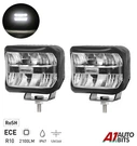 3.7" Led Work Flood Light Side Fog White Cube Shooter X2 12V 24V For Truck Atv. Fixed Price $98.64.