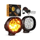 Auxbeam 6 Modes Amber White Round Led Offroad Lights, 4INCH 90W Dual Color St.... Fixed Price $132.70.