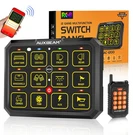 Auxbeam Rgb Gang Bluetooth Switch Panel Pod AC-1200 Wireless Remote Control. Fixed Price $258.38.