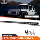 Ultra Slim 38INCH Led Light Bar Single Row Spot Flood Offroad For Utv Ute 37"36". Fixed Price $56.47.
