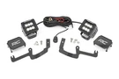 Rough Country Chevy 2" Led Windshield Kit Black Serie Flood Beam 19-20 Silverado. Fixed Price $94.95.