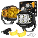 Auxbeam 4" 92W Led Offroad Lights Work Spot Flood Combo For Jeep Atv Trucks F150. Fixed Price $169.99.