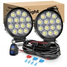 Nilight 2PCS 4.5INCH Led Pods 42W 4200LM Round Flood Off Road Lights Fo.... Fixed Price $54.93.