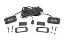 Rough Country 3X1.75" Black Series Yellow Led Slim Aux Sae Fog Flush Mount Pair. Fixed Price $129.95.