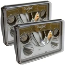 Vision XIL-46DBKIT 4X6 Vx Series Led Headlight Two Black Chrome. Fixed Price $499.00.