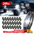 24PCS White Led Rock Light Pods Underbody Glow Lamp Offroad Suv Pickup Truck Utv. Fixed Price $47.49.