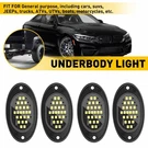 4X White Led Rock Lights Underbody Rig Trail Glow Lamp Offroad Suv Pickup Truck. Fixed Price $17.09.
