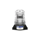 Ecco 6262C Series PULSE8 Led Beacon Light Clear Lens, Bolt Mount. Fixed Price $121.56.