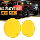 Auxbeam Pair 7"INCH Amber Led Driving Fog Lamp Work Spot Light Shield Cover. Fixed Price $22.99.
