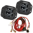 Rigid D-series Pro Midnight Led Lights Pair Flush Mount Spot Beam 212213BLK. Fixed Price $299.99.