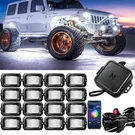 Mictuning Rgbw Led Rock Lights -8/12/16 Pods C1 C2 Q1 Underglow Accent Kit. Fixed Price $92.21.