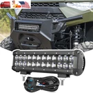 For Polaris Ranger Xp 1000/1000 Crew 12" Led Light Bar Combo+ Rock Switch Wiring. Fixed Price $39.95.