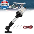 Nilight Marine Boat Stern 9" White Fold Down Anchor 12V 24V Waterproof. Fixed Price $40.74.