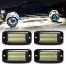 Nicoko 108 High-power Leds Per 4PODS Pure White Rock Lights Ultra-bright Off. Fixed Price $113.58.