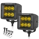 Offroadtown 3 Inch Yellow Led Pod Lights 120W Cree Cubes Spot Fog O.... Fixed Price $72.00.