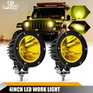 Colight 4" Inch Led Work Bar Spot Pods Driving Amber Fog Off Road Atv 4WD. Fixed Price $59.98.