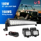Nilight Curved Led Bar Spot Flood Combo For Jeep Truck 4WD Off Road. Fixed Price $58.99.