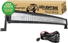 32 Inch Curved Led Light Bar 405W Spot Flood Combo Off Road Pickup Suv Truck. Fixed Price $92.99.