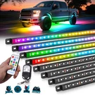 Mictuning U8 Rgb+ic Chase Led Underglow Underbody Light Bar W/remote Fob Control. Fixed Price $89.96.