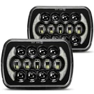 Spl Dot Approved 105W Brightest Black 5X7 7X6 Projector Led Headlights Anti-g.... Fixed Price $153.88.