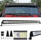 52 Inch Led Light Bar Flood Spot Combo Kit For Jeep Wrangler Jk Tj Cj Offroad. Fixed Price $64.59.