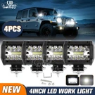 4PCS 4" 12V 1200W Led Work Light Bar Cube Flood Pods Driving Offroad Tractor 4WD. Fixed Price $26.38.
