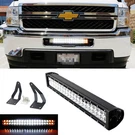 Strobe Function Lower Grill Led Ligth Bar W/bracket Wire For Silverado 2500 3500. Fixed Price $131.09.