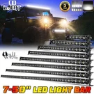 7"14"20"26"32"38"44"50" Slim Spot Flood Led Light Bar Off Road Truck Atv Suv Utv. Fixed Price $112.95.