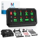 Mictuning 12/24V 8 Gang Switch Panel Led Light Bar Electronic Relay System Green. Fixed Price $89.09.