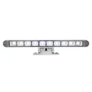 United Pacific 33017 Dual Function Bar Turn Signal Light, White Led, Clear. Fixed Price $56.22.