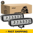 Nilight 18W 6" Led Pods Offroad Bar For Suv Truck Atv Waterproof. Fixed Price $33.99.