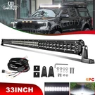 33" Dual-row Led Light Bar Spot Flood Combo Offroad Truck Jeep Ford+wire 32. Fixed Price $81.98.