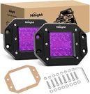 Nilight Flush Mount Led Pods 6 Color 2PCS 42W Upgraded Spot Flood. Fixed Price $27.99.