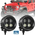 2X 4" 80W Cree Led Round Offroad Driving Spot Lights Work Combo Pods Fog 4WD Atv. Fixed Price $39.99.