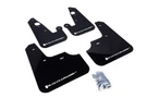 Rally Armor MF8-UR-BLK/WH Polyurethane Mud Flaps For 2007-2017 Mitsubishi Lan. Fixed Price $142.00.