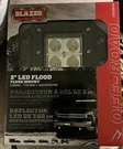 New Blazer Baja Tough C3073KFM 2" Flush Mount Flood Light, 4-LED. Fixed Price $20.00.
